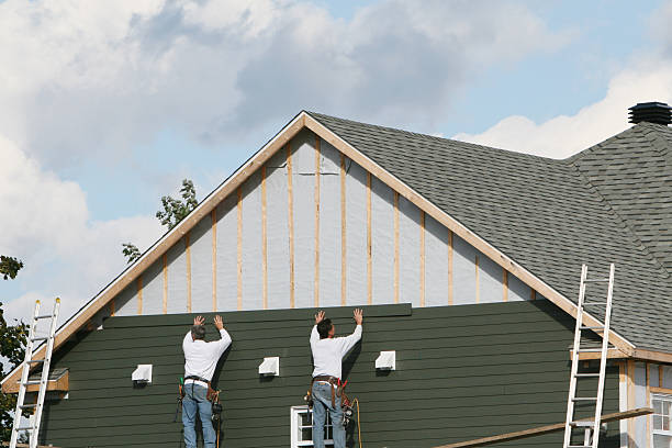 Professional Emergency Siding Repair technician working in Geneva, NY